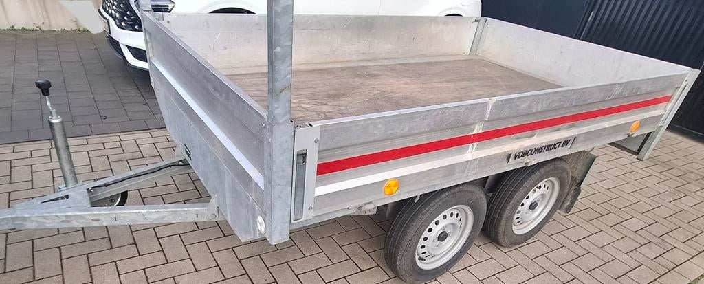 Remorque 750 kg à double essieu non freinée, Enlèvement ou Envoi