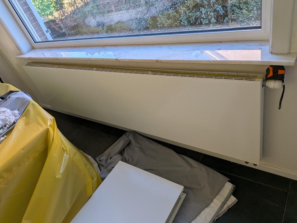 Henrad Compact Plan 240x60cm design flatfront radiator, Doe-het-zelf en Bouw, Verwarming en Radiatoren, Ophalen, Radiator