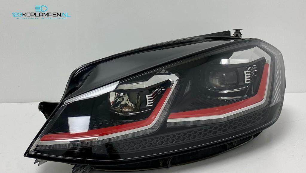 (VR) VW Volkswagen Golf GTI 7 Facelift Full LED koplamp link, Auto-onderdelen, Gebruikt, -, Volkswagen, -