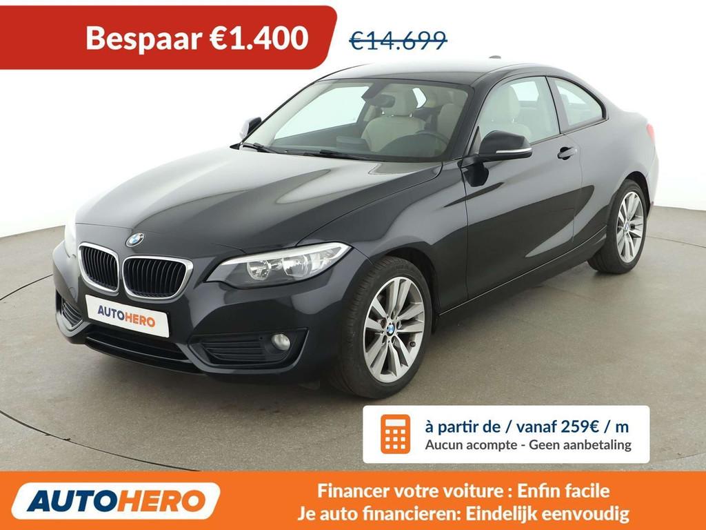 BMW 2 Serie 218 218i Advantage, Autos, https://public.car-pass.be/vhr/ba20d87e-d1e7-4941-94c6-49a7bdb57bc3, Cruise Control, 2 portes