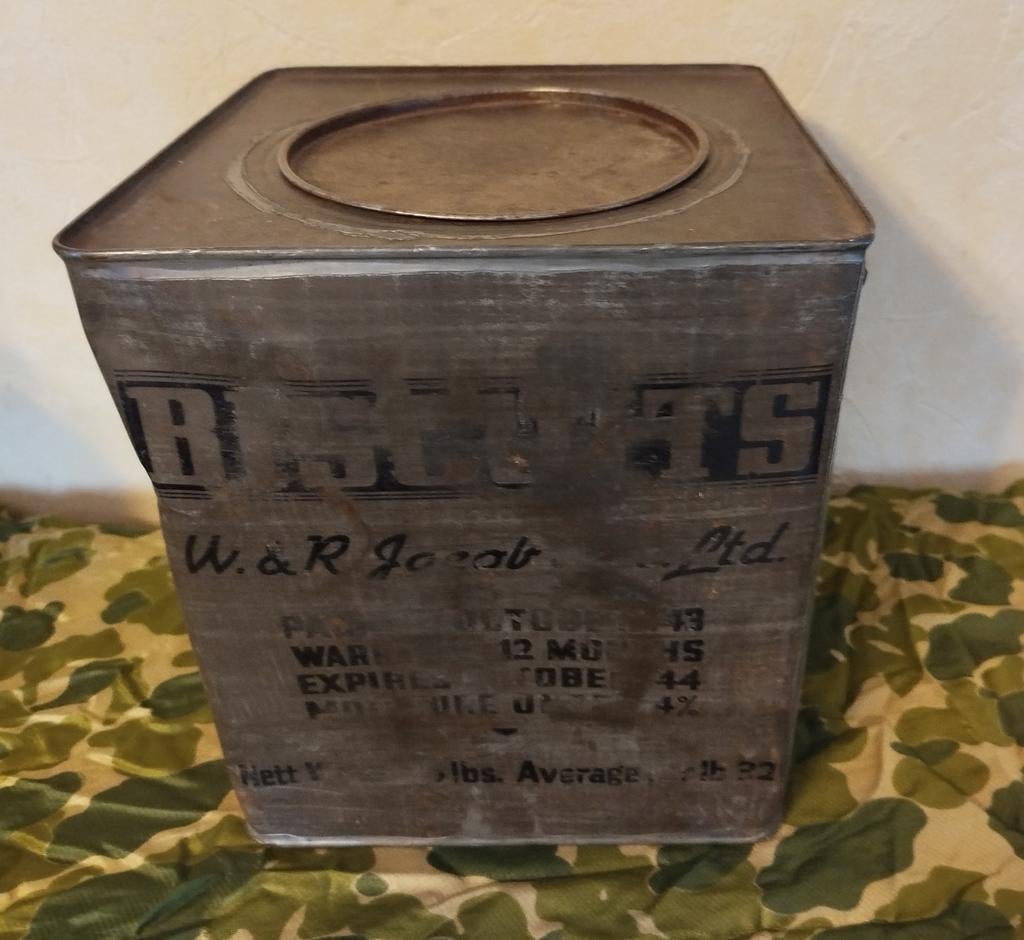 Boîte de biscuits GB WW2, Collections, Enlèvement ou Envoi