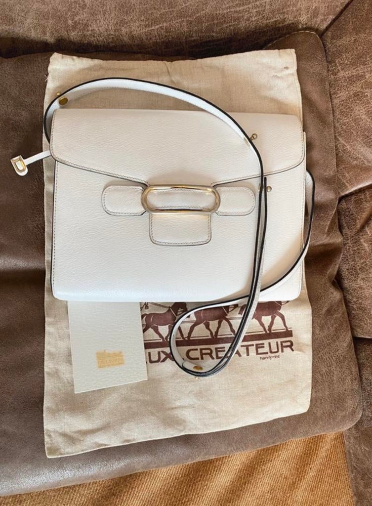Delvaux crossbody tas, Enlèvement, Comme neuf, Blanc