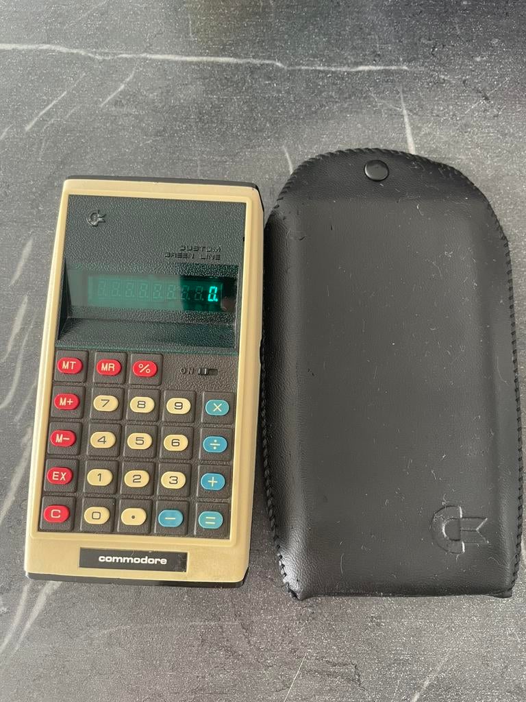 Commodore vintage rekenmachine, Ophalen, Gebruikt