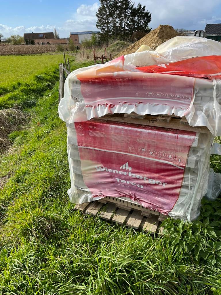 Eco metripolis gevelstenen Wienerberger ( sonic grijs), Bricolage & Construction, Tuiles & Revêtements de toit, Enlèvement, Comme neuf