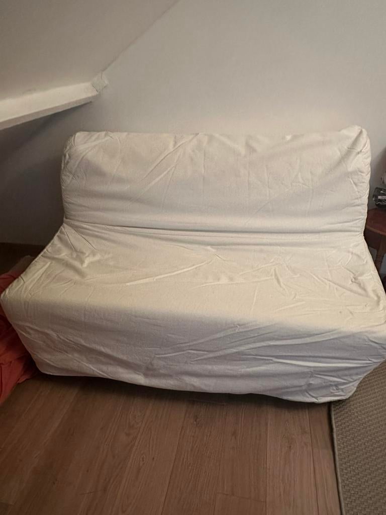 Canapé-lit IKEA LYCKSELE MURBO-2 places, Huis en Inrichting, Ophalen, Tweepersoons, 75 tot 100 cm, Zo goed als nieuw