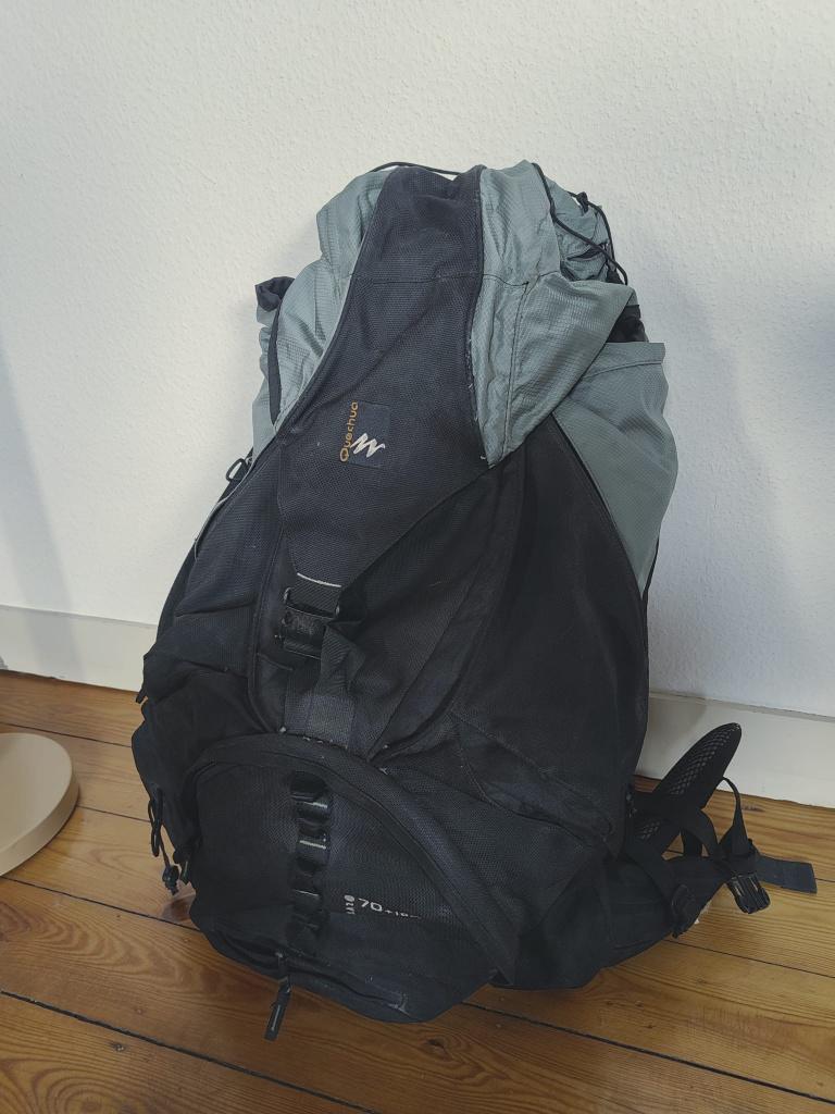 Sac à dos Randonnée Quechua 70L, 30 cm ou plus, 75 cm ou plus, 80 cm ou plus, Enlèvement