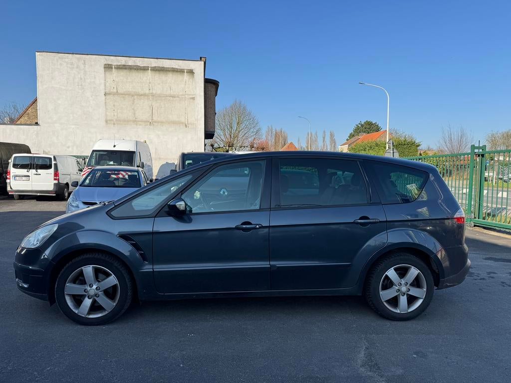 Ford S-Max 1.8 TDCI 92kw/125pk Bwj 2007 209.000 km, Auto's, Ford, Voorwielaandrijving, Monovolume, Zwart, 164 g/km