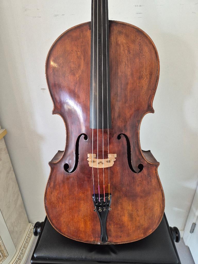 Oude 4/4 Cello - W.A.Pfretzschner 1928, Enlèvement, Utilisé, Violoncelle 4/4, Avec valise