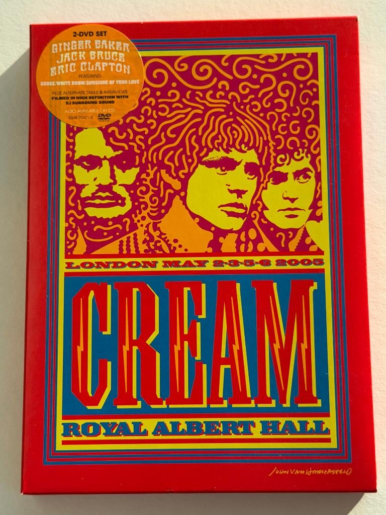 Cream – Royal Albert Hall - London (2-DVD), Gebruikt, Alle leeftijden, Boxset, Muziek en Concerten