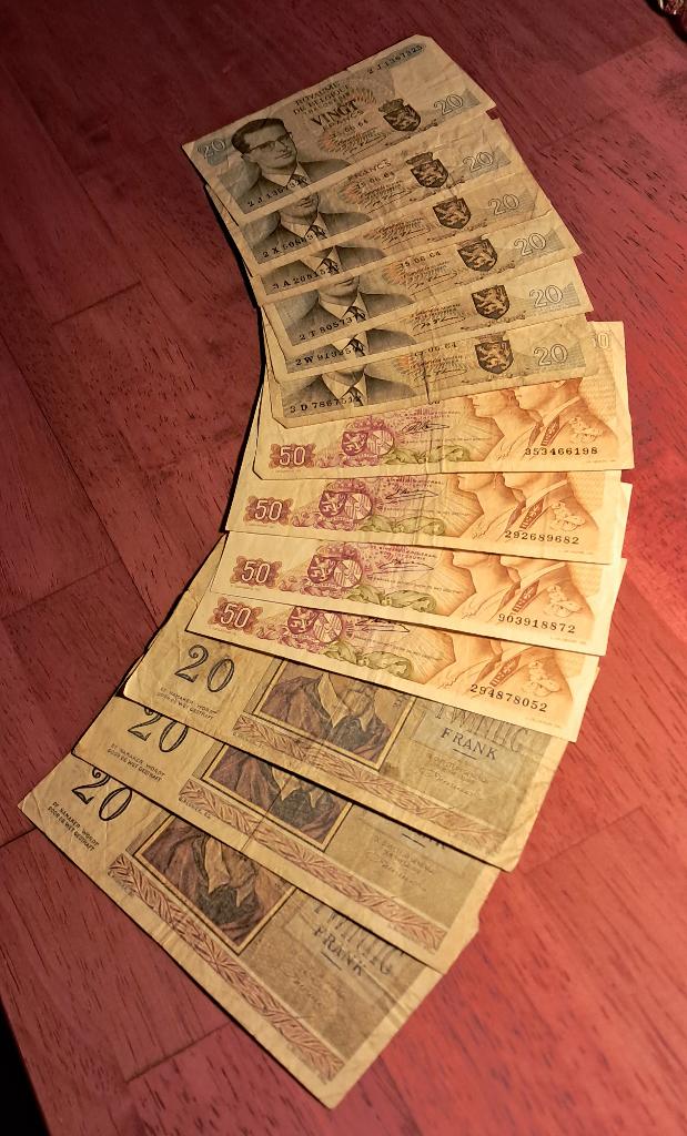 billets - Belgique, Timbres & Monnaies, Billets de banque | Belgique, Enlèvement ou Envoi, Série