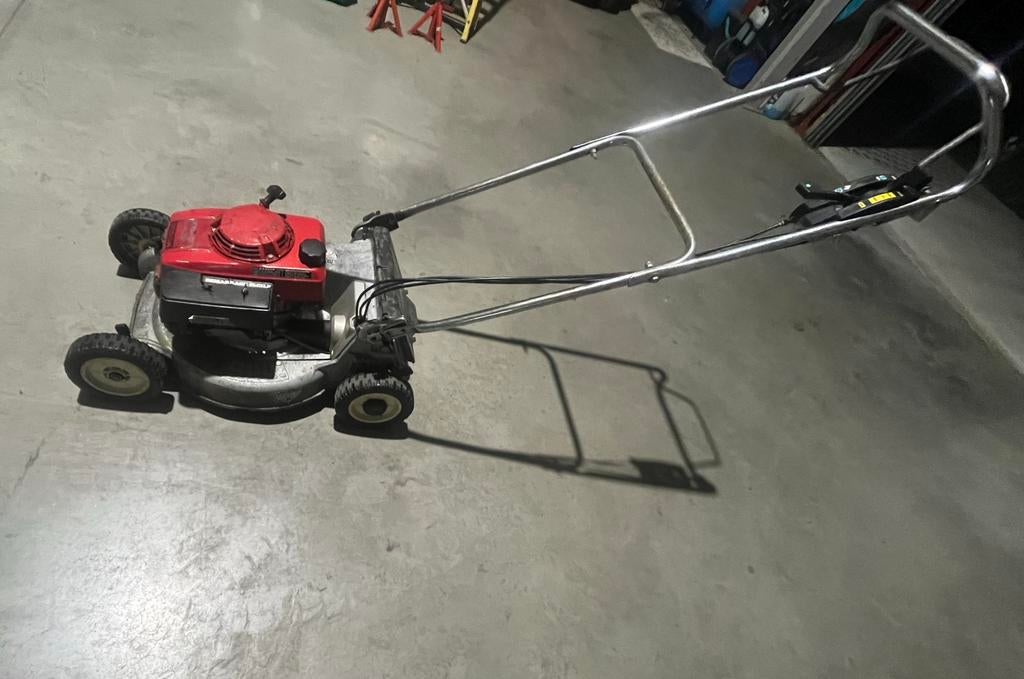 Honda hr 194 zelftrekker, Enlèvement, Bac de ramassage