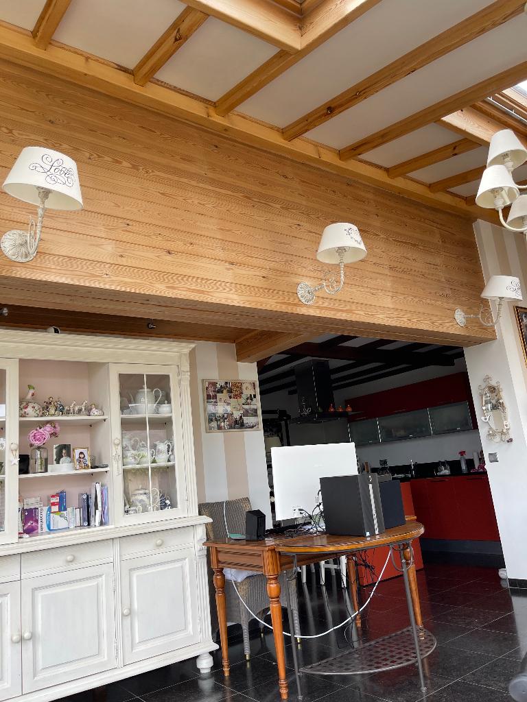 4 Appliques en fer forgé blanc, style cottage, Maison & Meubles, Enlèvement, Comme neuf, Métal, Cottage