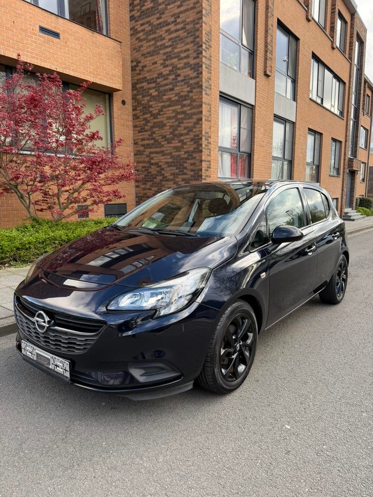 Opel Corsa E – 2019 – Automaat – 65.000 km – Benzine, Auto's, Opel, Stof, Euro 6, Parkeersensor, Blauw
