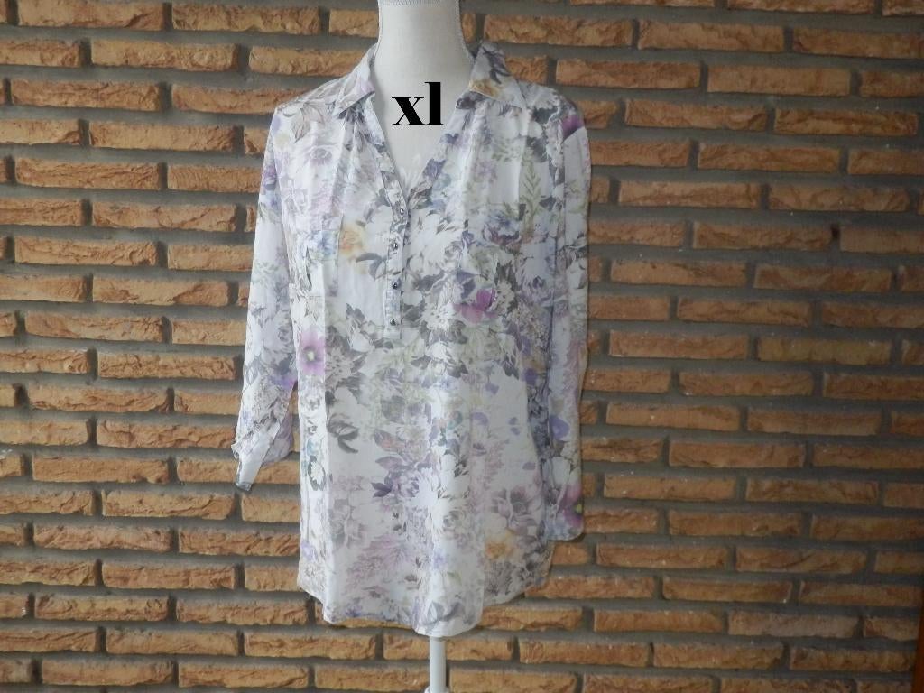 (226)- blouse femme t.xl lilas - armand thiery -, Vêtements | Femmes, Taille 42/44 (L), Enlèvement ou Envoi, Comme neuf, Armand Thiery