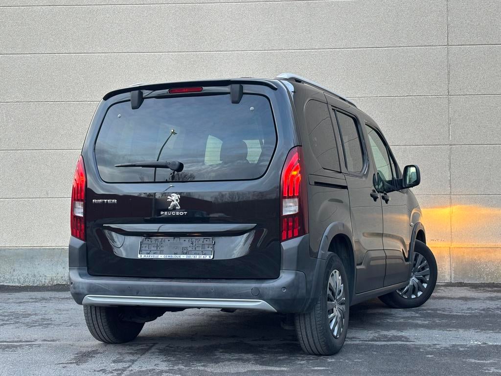 Peugeot Rifter /1.5 Blauwe HDI/Euro 6d ,2019 123.000 KM, Auto's, Peugeot, Bluetooth, Monovolume, Euro 6, Zwart