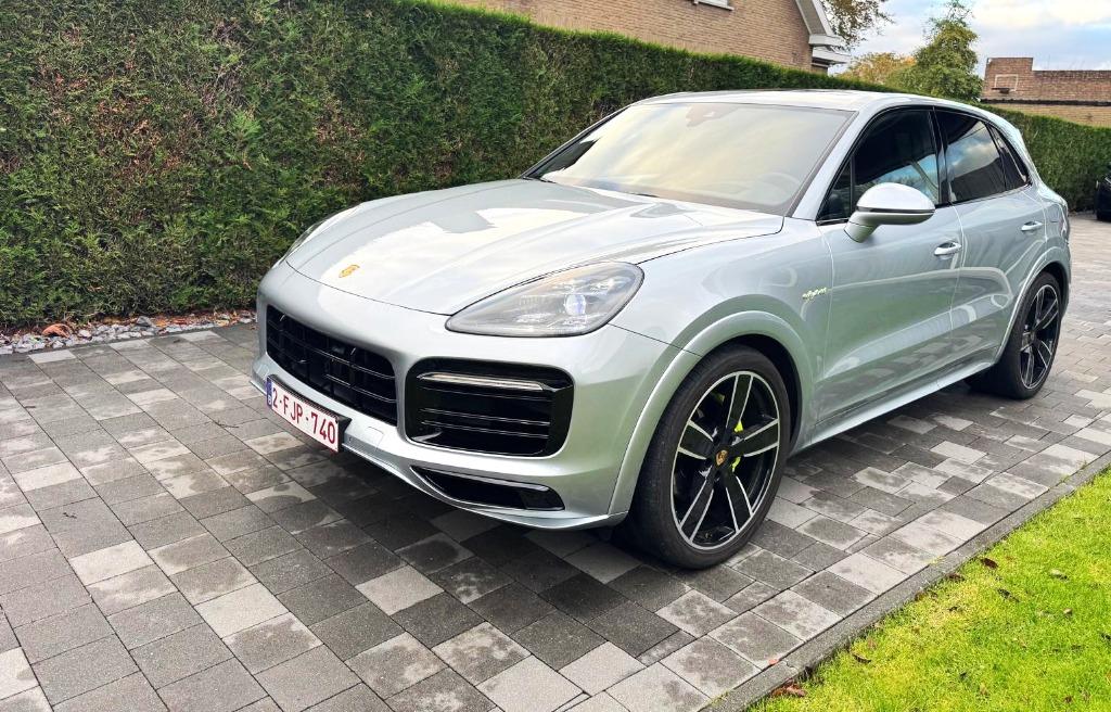 Porsche Cayenne 3.0 E-Hybrid 462 Pk, Autos, Cuir, Achat, Entretenue par le concessionnaire, Noir