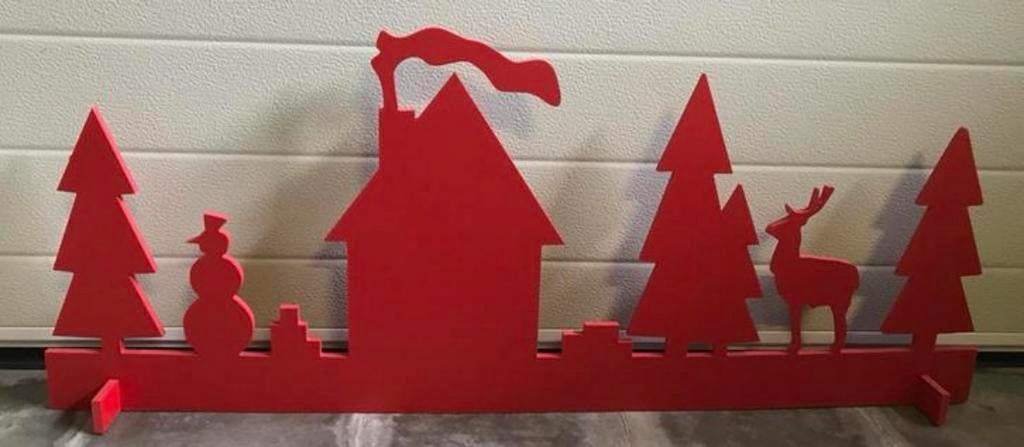 Kerstdecoratie /kerstetalage, Diversen, Kerst, Ophalen, Zo goed als nieuw