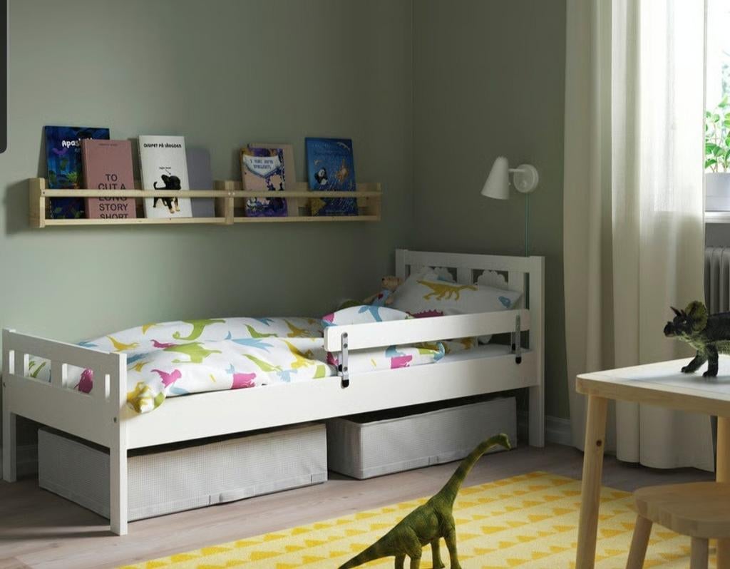 Ikea kinderbed met lattenbodem en matras, Enfants & Bébés, Enlèvement, Comme neuf