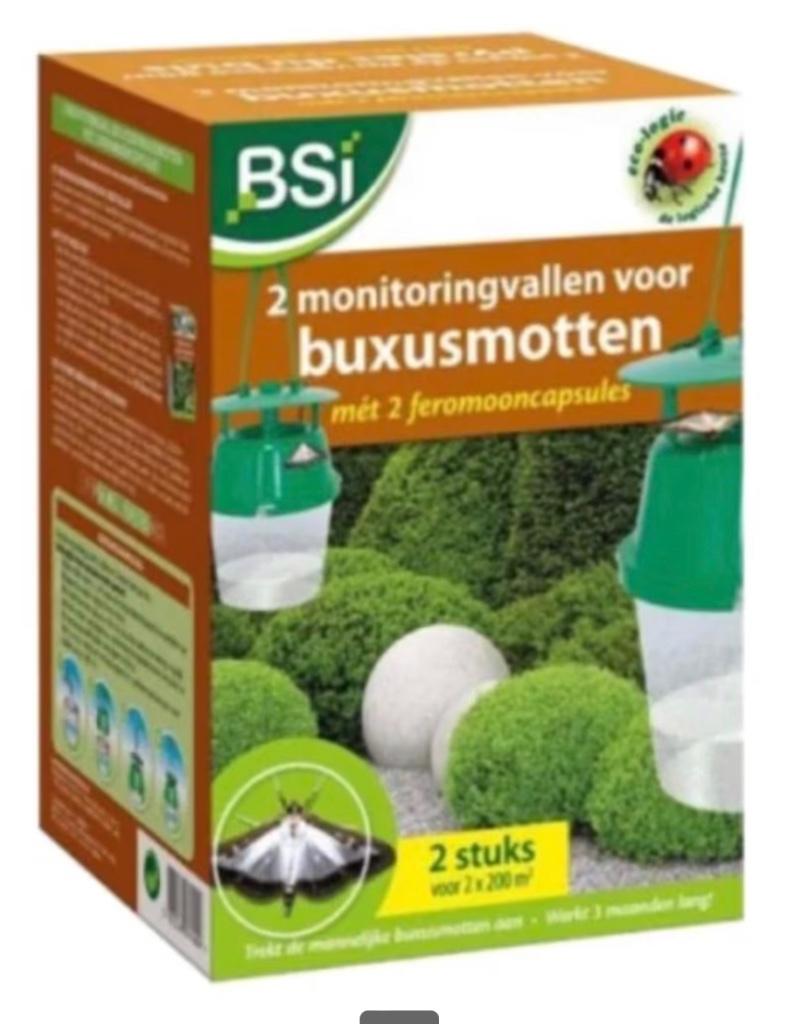 BSI buxusmot feromonen val : 2 vallen + 2 vullingen voor 2x2, Ophalen of Verzenden