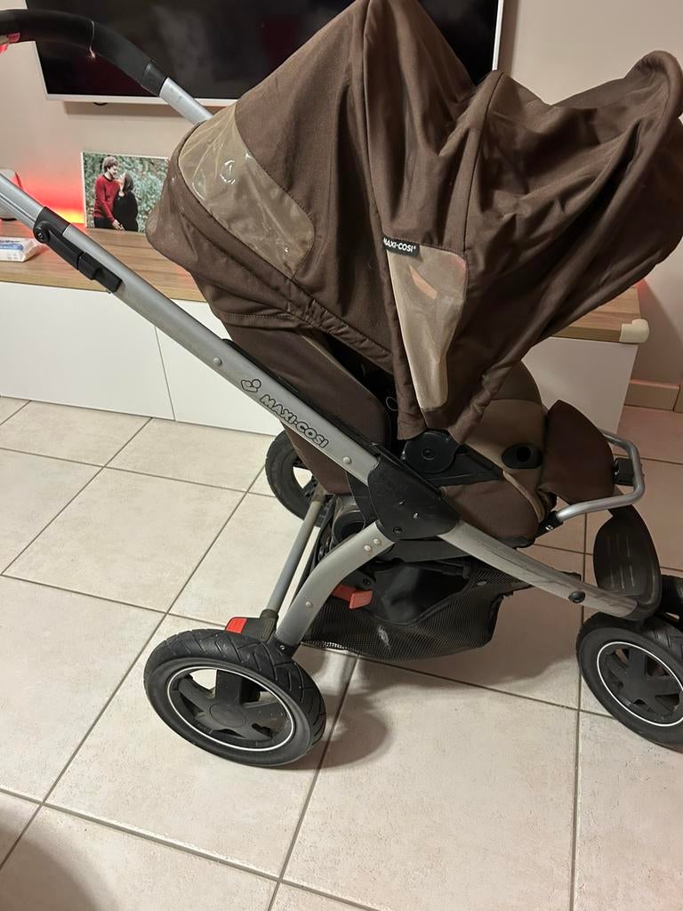 Maxi cosi mura plus, zitje en draagmand inclusief voetenzak, Ophalen, Gebruikt, Maxi-Cosi, Verstelbare rugleuning