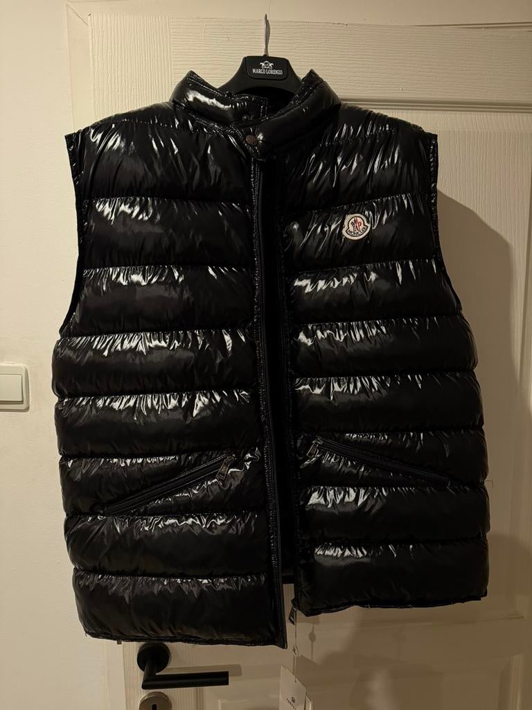 Moncler Bodywarmer, Kleding | Heren, Bodywarmers, Ophalen of Verzenden, Nieuw, Maat 52/54 (L), Zwart