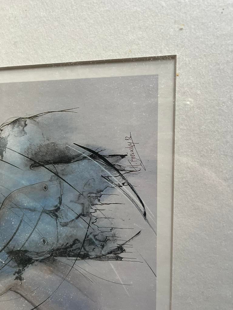 Lithografie H. Bresinsky, Antiek en Kunst, Ophalen