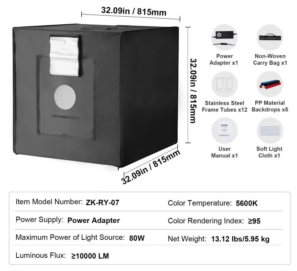 Boîte à lumière pour photographie, Enlèvement ou Envoi, Utilisé