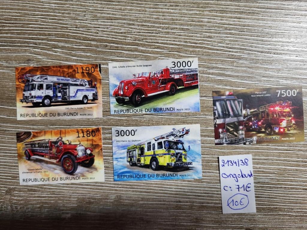 Burundi ongetand, Ophalen of Verzenden, Postfris, Postfris