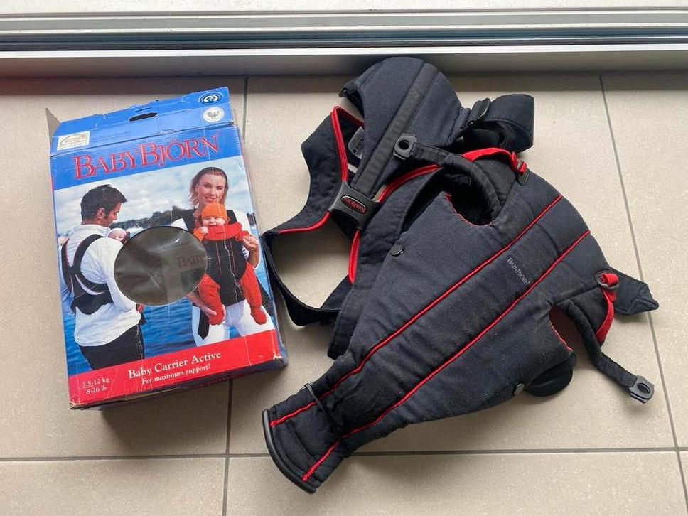 Porte-bébé Baby Björn, Enfants & Bébés, Porte-bébé, Enlèvement ou Envoi, Ventre, Utilisé