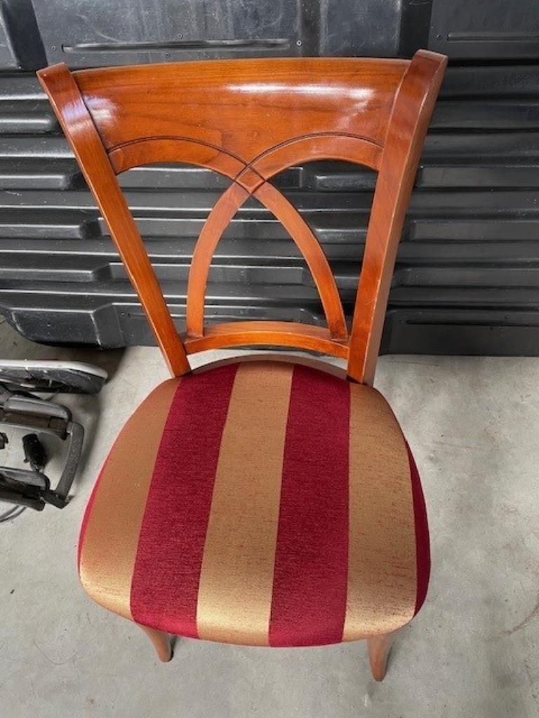 stoelen, Maison & Meubles, Chaises, Comme neuf, Cinq, Six Chaises ou plus, Bois, Rouge, Enlèvement