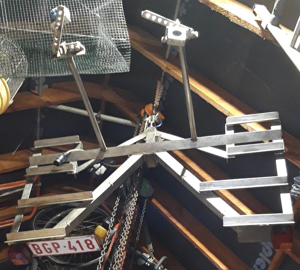 Porte-vélos en acier inoxydable, Support d'attelage, 3 vélos ou plus, Comme neuf, Enlèvement