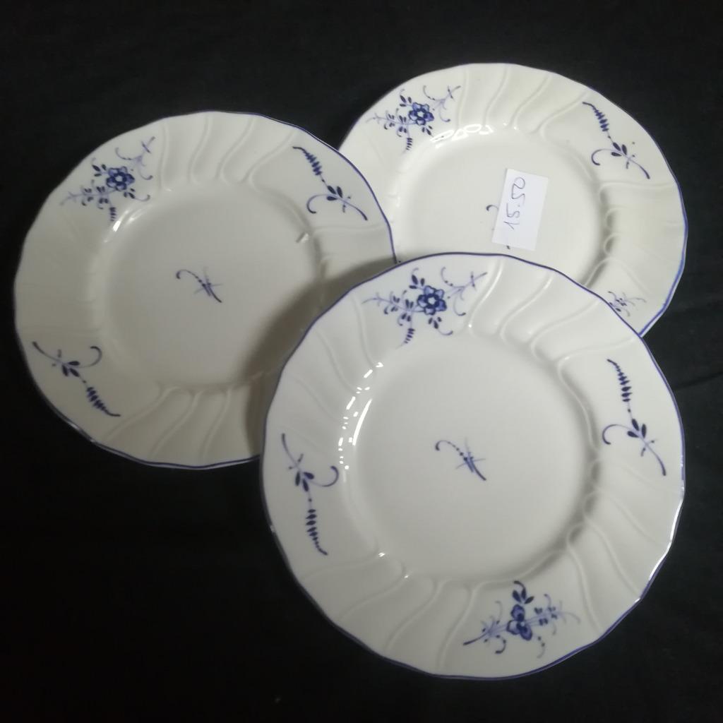 Villeroy&Boch Vieux Luxembourg : 3 assiettes dessert de 16 c, Antiquités & Art, Enlèvement ou Envoi