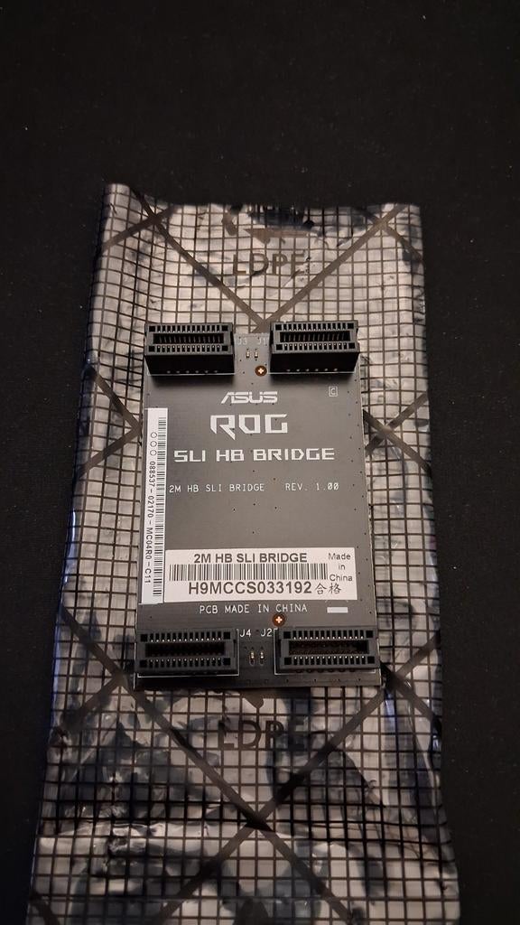 Asus Rog GPU SLI bridge nVidia Nieuw, Computers en Software, Ophalen of Verzenden
