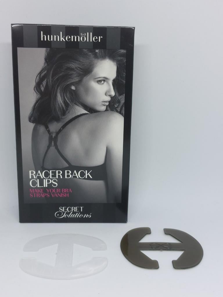 Hunkemoller 4 racerback-clips in transparant en zwart, Kleding | Dames, Ondergoed en Lingerie, Hunkemöller, Ophalen of Verzenden