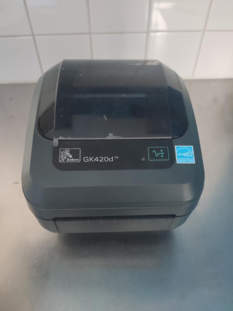 ZEBRA GK420D-PRINTER, Zwart-en-wit printen, Printer, Ophalen of Verzenden, Zo goed als nieuw