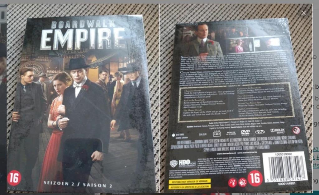 Dvd box boardwalk empire met steve Buscemi  Nieuw in de foli, Verzenden