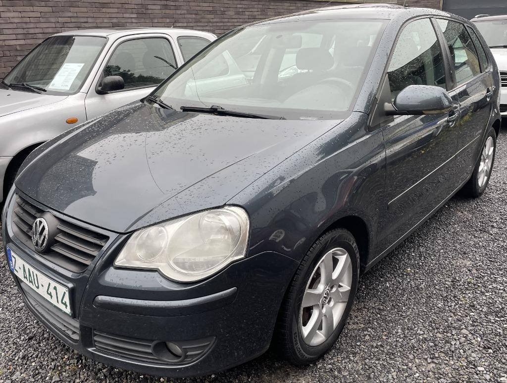 VOLKSWAGEN POLO 06/2008 1.2 ESS 44 kw EURO 4 OK LEZ CT OK, Argent ou Gris, Achat, Entreprise, Boîte manuelle