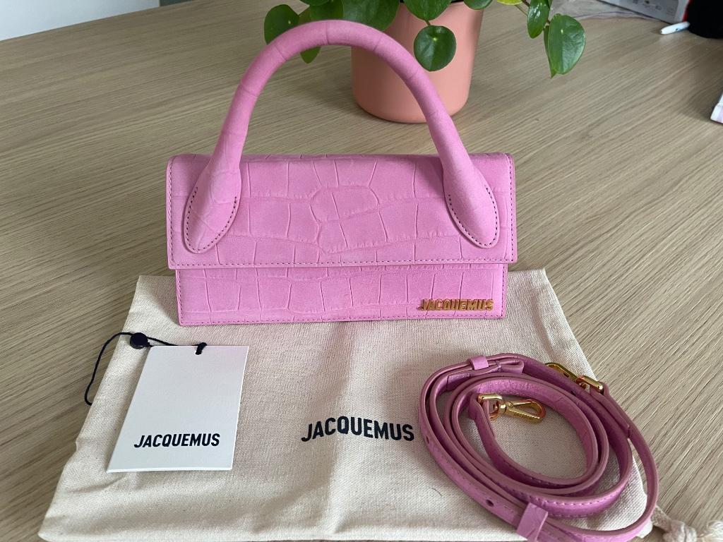 Jacquemus tas, Bijoux, Sacs & Beauté, Sacs | Sacs Femme, Enlèvement, Comme neuf, Rose, Sac à main