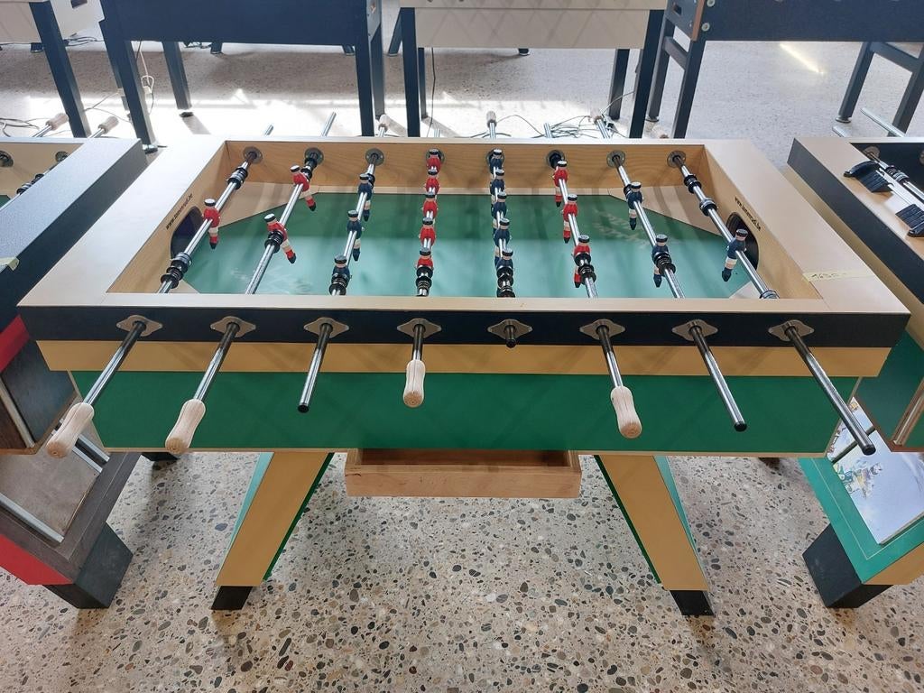 Tafelvoetbal / voetbaltafel / kicker Jupiter 7-ster, Ophalen, Zo goed als nieuw