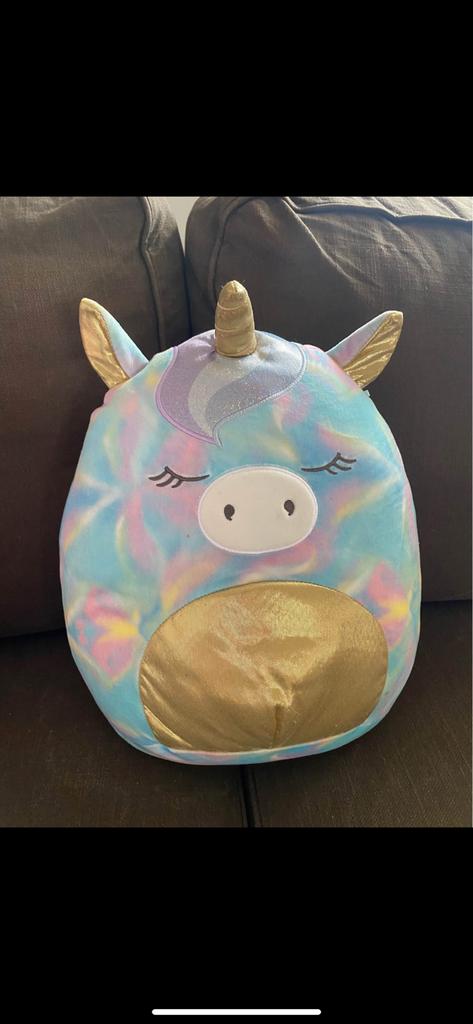 Grande peluche licorne, Enlèvement ou Envoi, Comme neuf, Ours en tissus, Autres marques