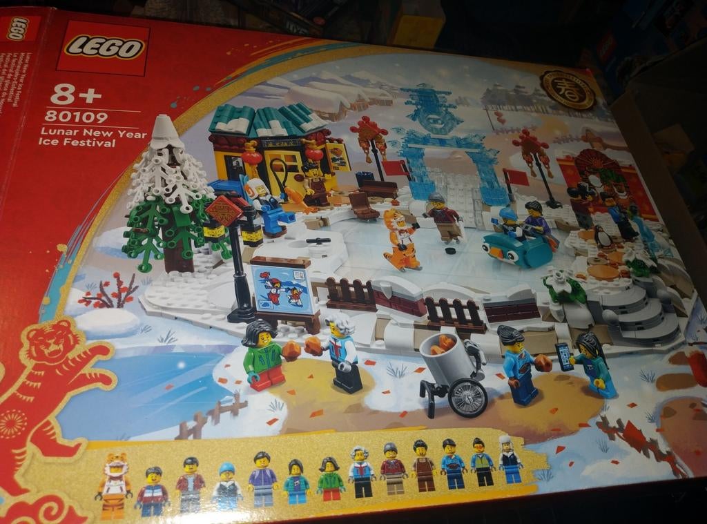 Lego chinees nieuwjaar schaatsfestival/ijsfestival 80109, Ophalen of Verzenden, Zo goed als nieuw, Lego