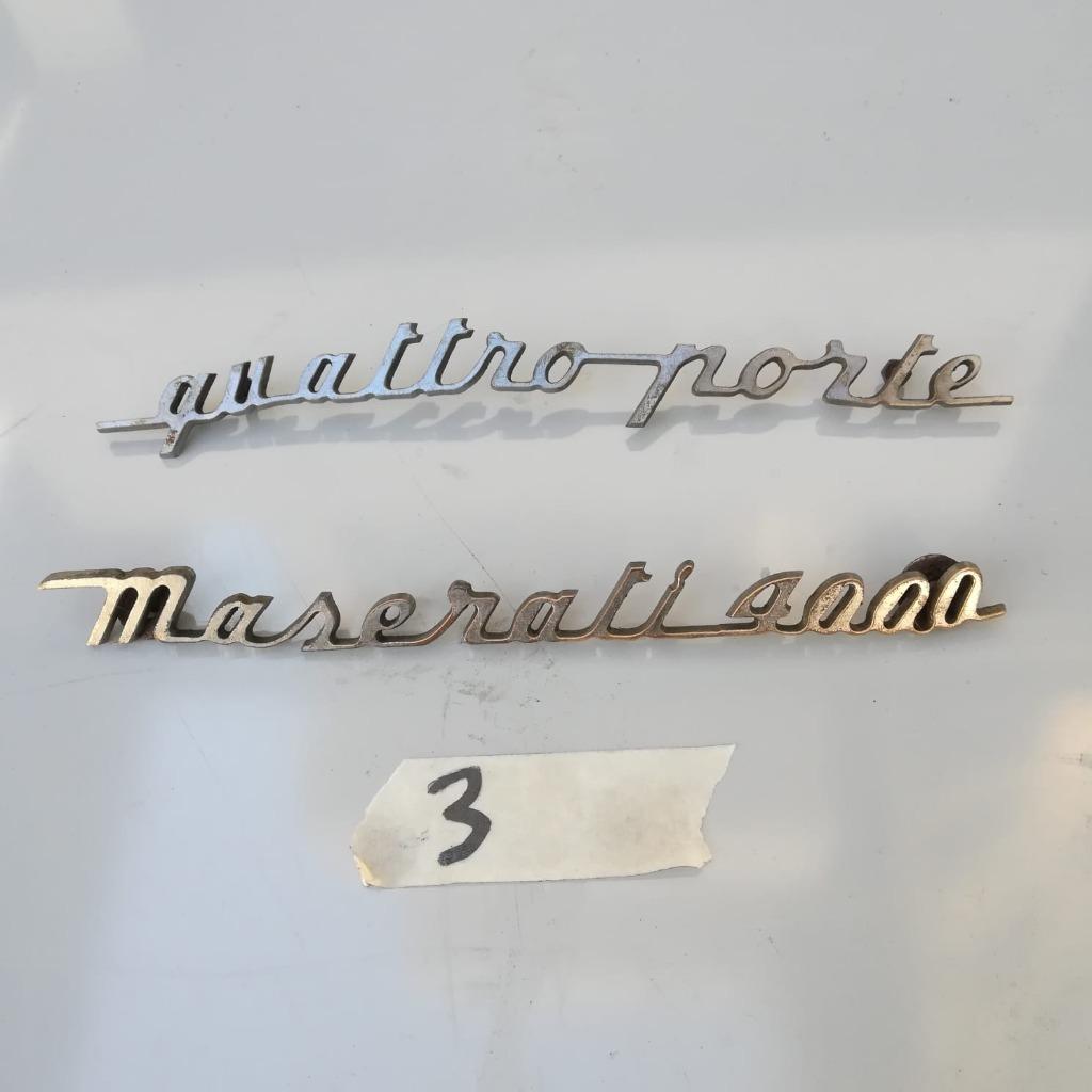 Emblème Maserati Quattroporte 4000, Autos : Pièces & Accessoires, Enlèvement, Utilisé, Arrière, Maserati