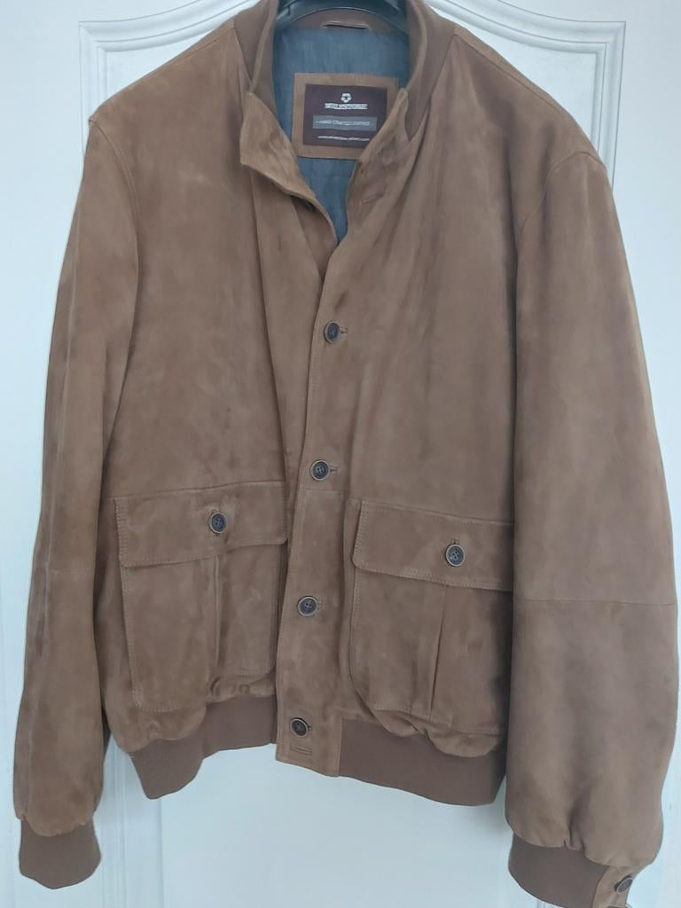 Vest Milestone in suede leder maat xl 54, Kleding | Heren, Ophalen of Verzenden, Zo goed als nieuw, Maat 52/54 (L)