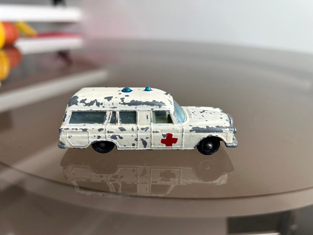 Matchbox Lesney Mercedes-Benz Binz Ambulance nr 3-C 1967, Verzamelen, Ophalen of Verzenden