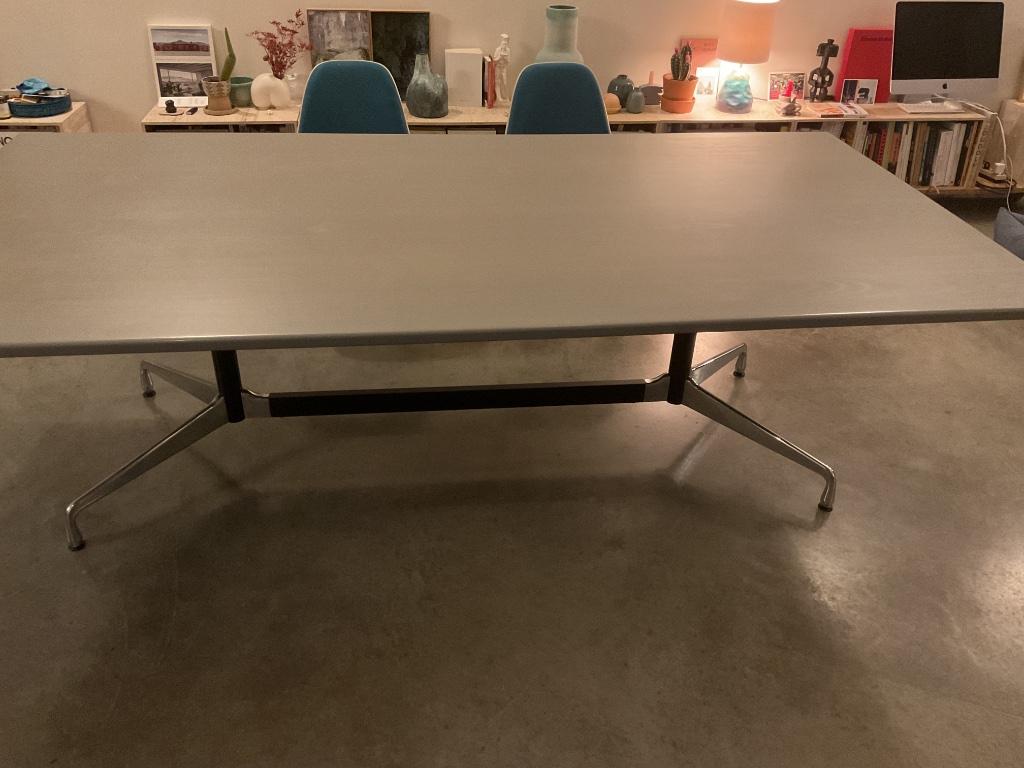 Vintage Eames segmented tafel, Ophalen, Gebruikt, 100 tot 150 cm, 200 cm of meer