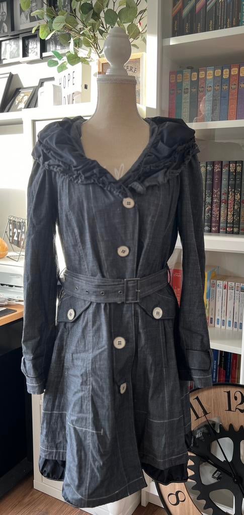 Trench gris Easyconfort t.44, Easyconfort, Comme neuf, Taille 42/44 (L), Gris