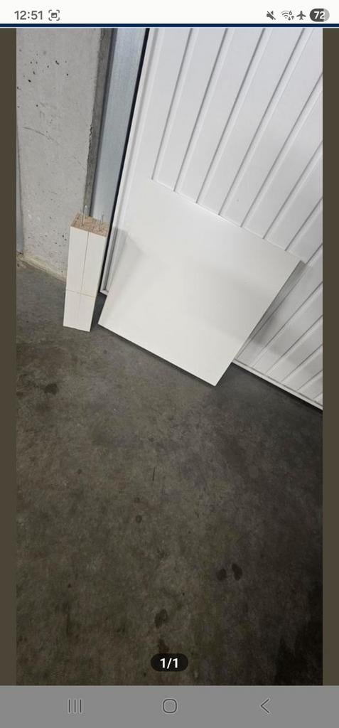 Ikea hout salontafel wit, Ophalen, Zo goed als nieuw