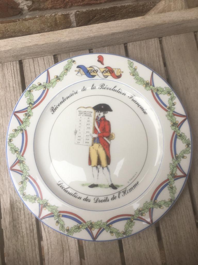 DECORATIEBORD APILCO FRANSE REVOLUTIE IN PORSELEIN, Antiquités & Art, Enlèvement ou Envoi