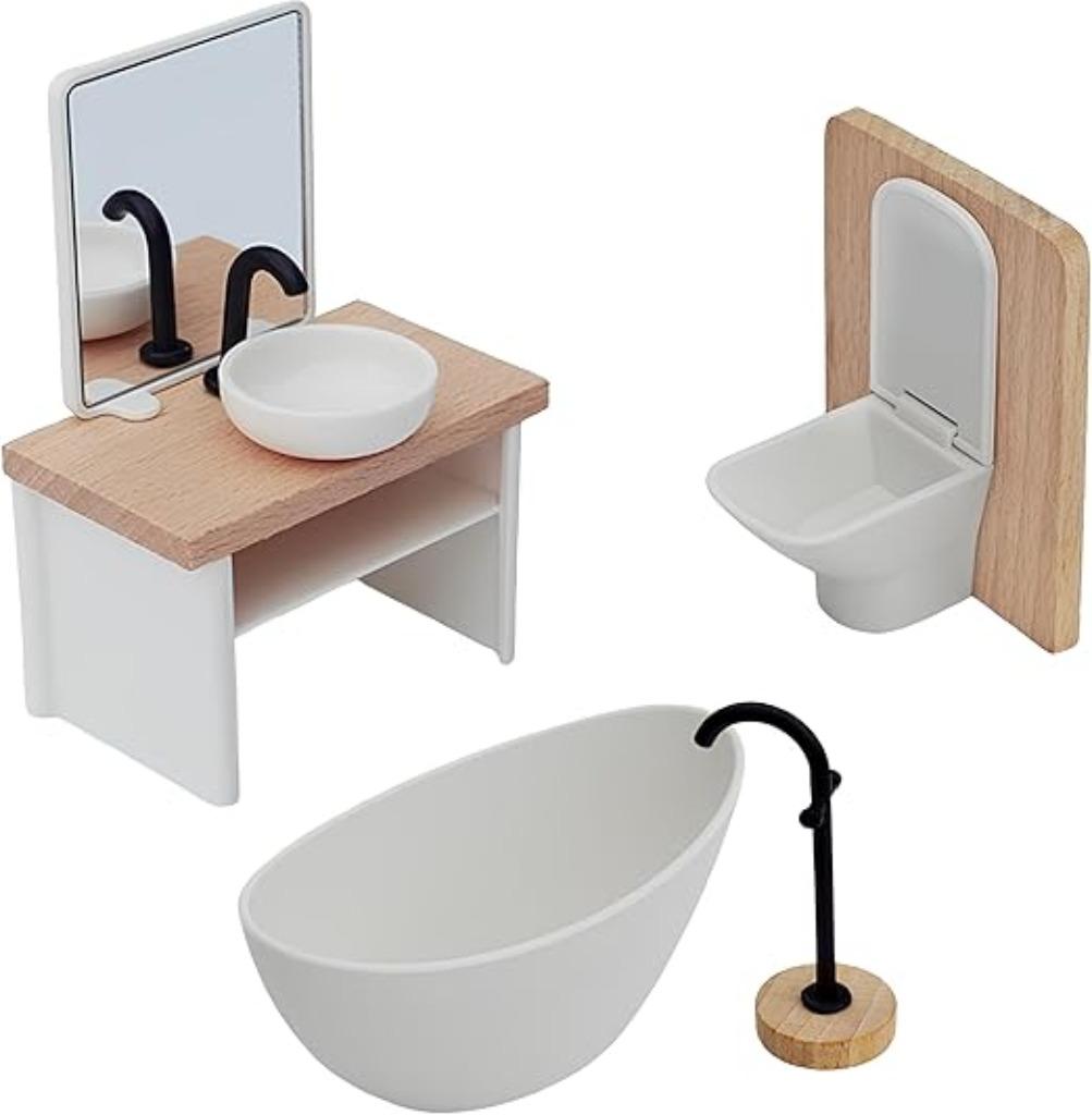 Poppenhuis Miniatuur Meubels Badkamer GRATIS LEVERING