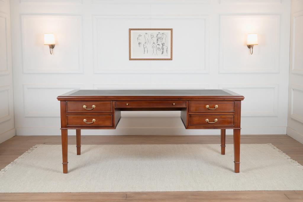 Klassiek Engels bureau 185x95 NIEUW (schrijftafel), Huis en Inrichting, Bureaus, Ophalen of Verzenden, Nieuw